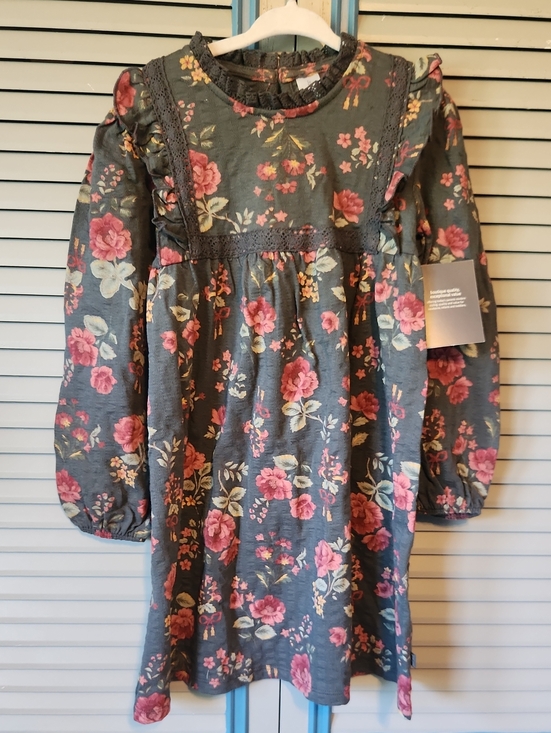 Modern Moments Other - Modern Moments Gray Floral Dress